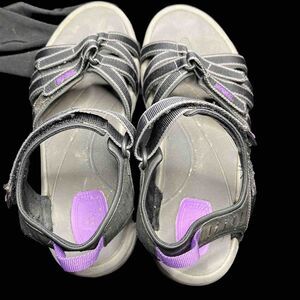 TEVA TIRRA Sport Sandals Women's Size US 8.5 Black Purple (2060)